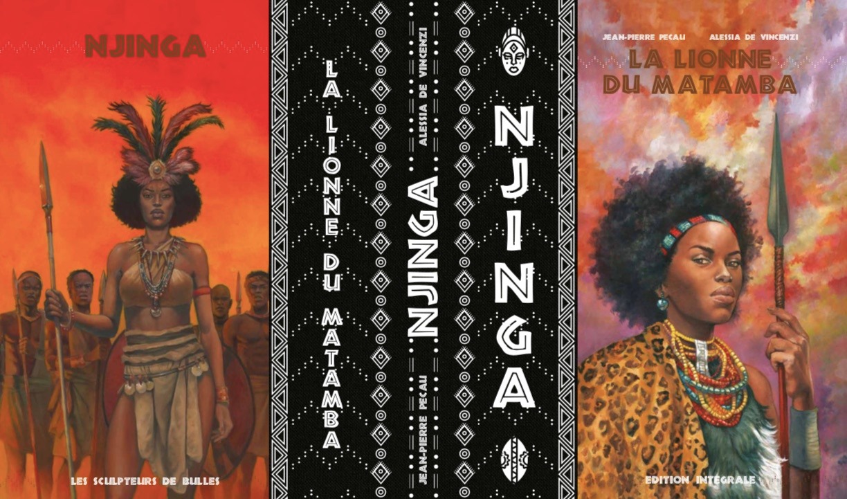 Njinga, édition Intégrale dans la collection Tirage de tête, éditée pae les Sculpteurs de Bulles